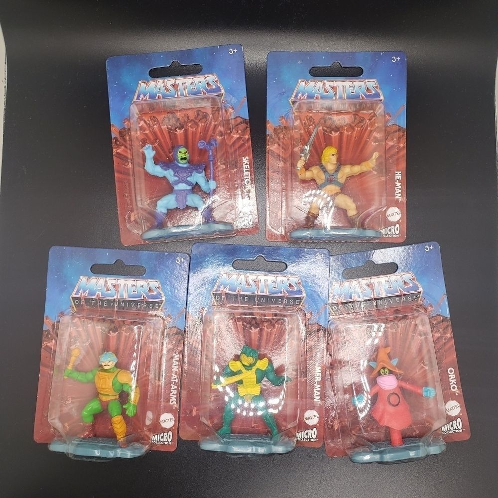 HEMAN Masters Of The Universe Figurine Toys Skeletor Set NIB NWT